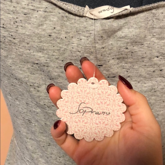 Women’s grey long sleeve dress - Picture 3 of 4